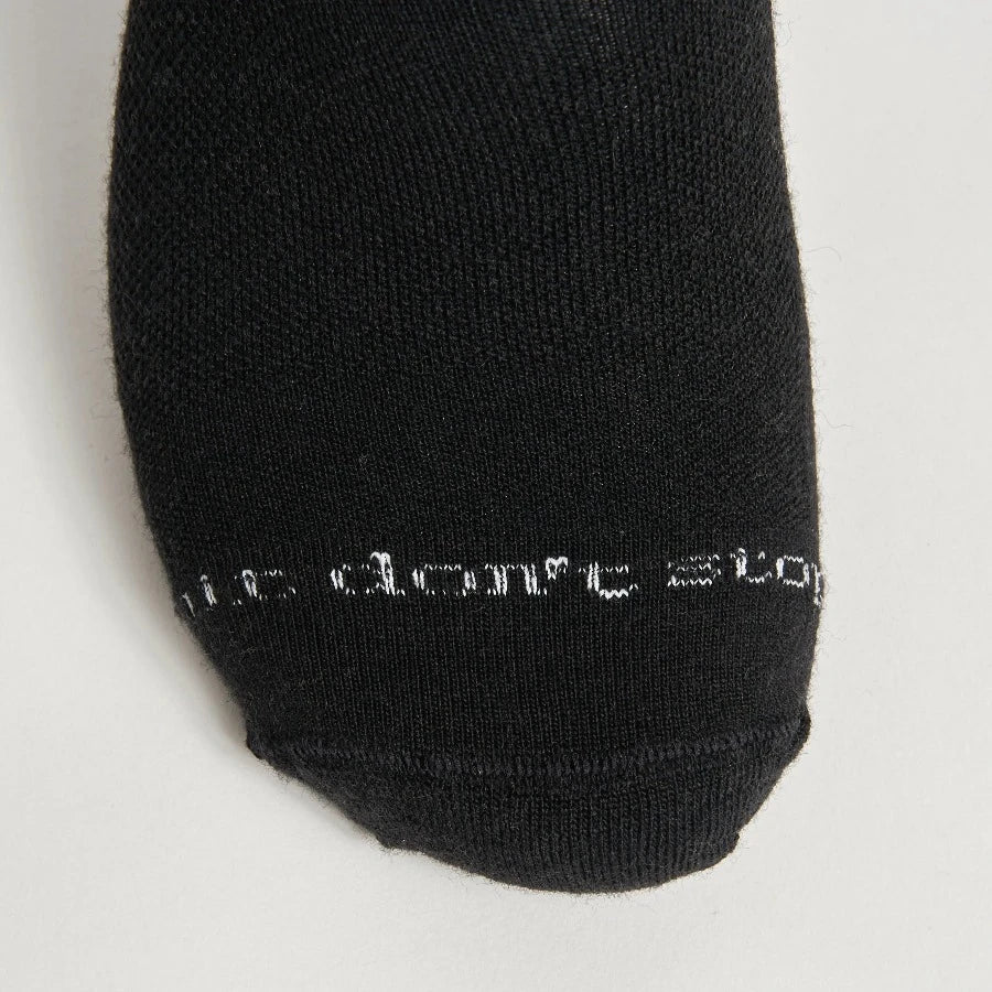 COMMA WOOLRAGE® SOCK "FAT STACKS" BLACK