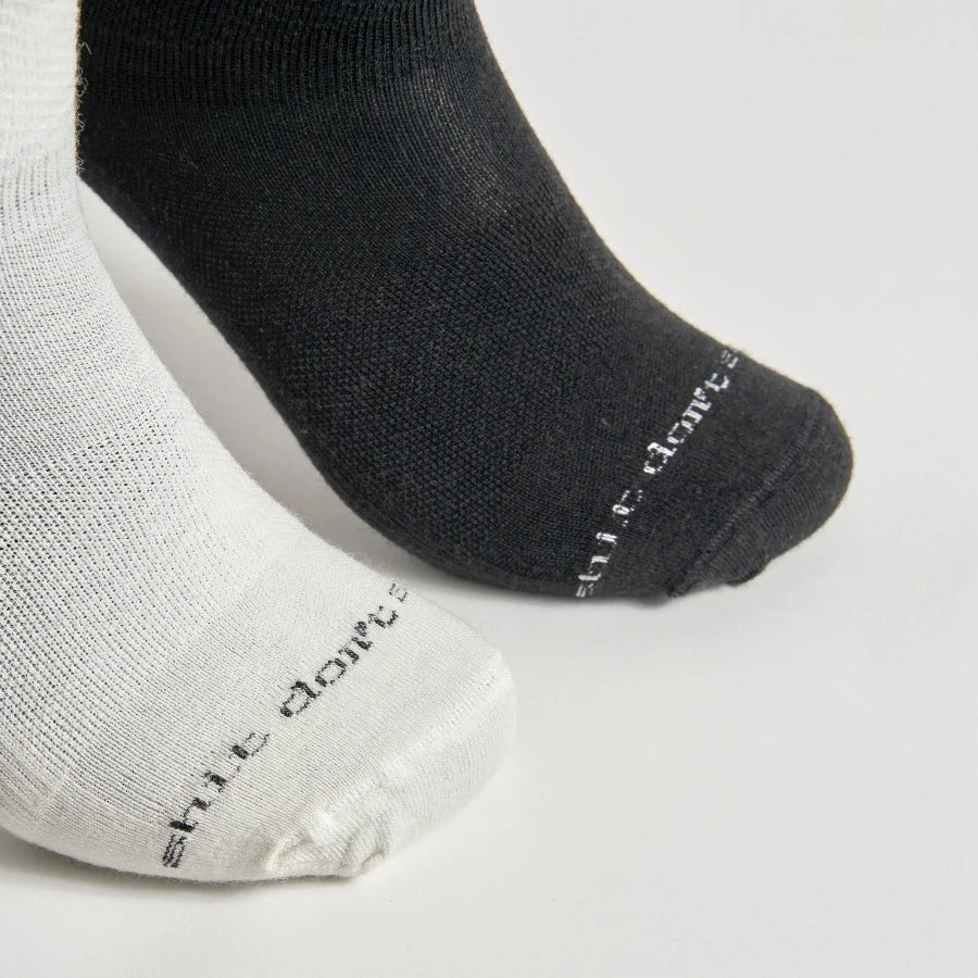 COMMA WOOLRAGE® SOCK "FAT STACKS" BLACK