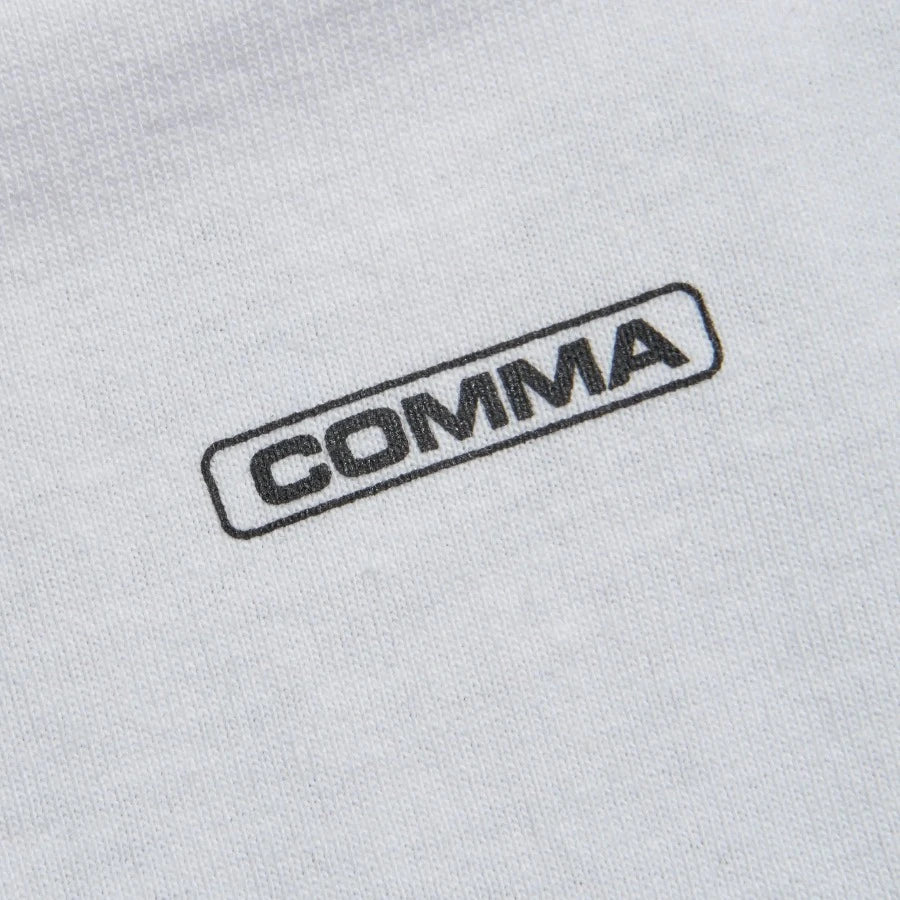 COMMA FAT STACKS T-SHIRT WHITE