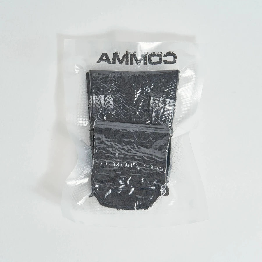 COMMA WOOLRAGE® SOCK "FAT STACKS" BLACK