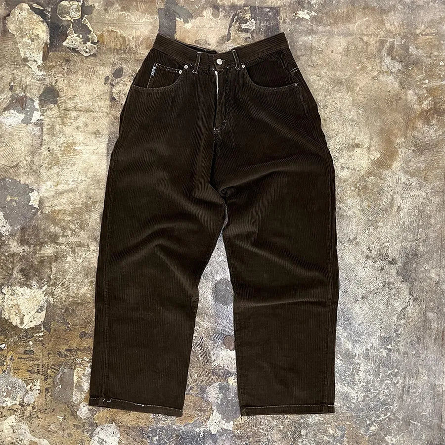 STUSSY CORDUROY PANTS BROWN