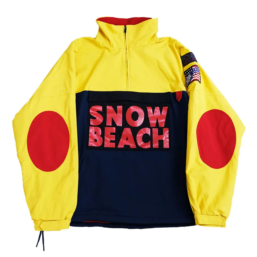 POLO RALPH LAUREN SNOW BEACH PULL OVER JACEKT SIZE M