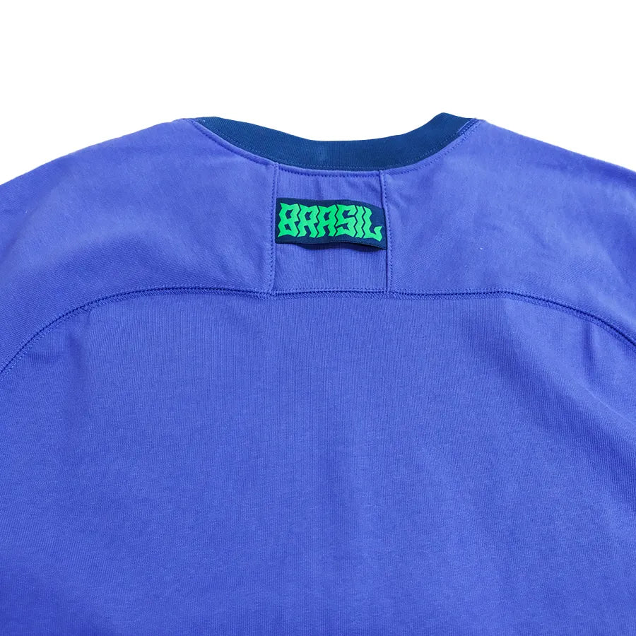 NIKE SOCCER BRAZIL TRAVEL SHIRT 2022 PURPLE