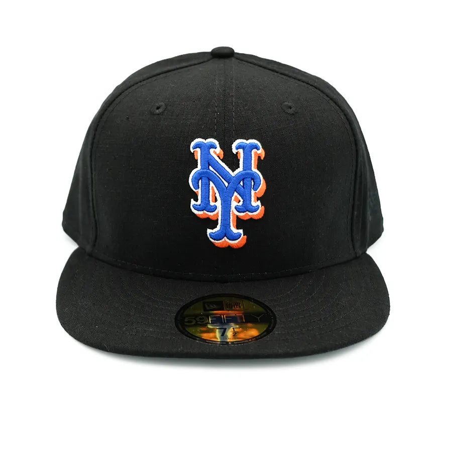 PACKER X NEW ERA NEW YORK METS 59FIFTY FITTED "LINEN" BLACK
