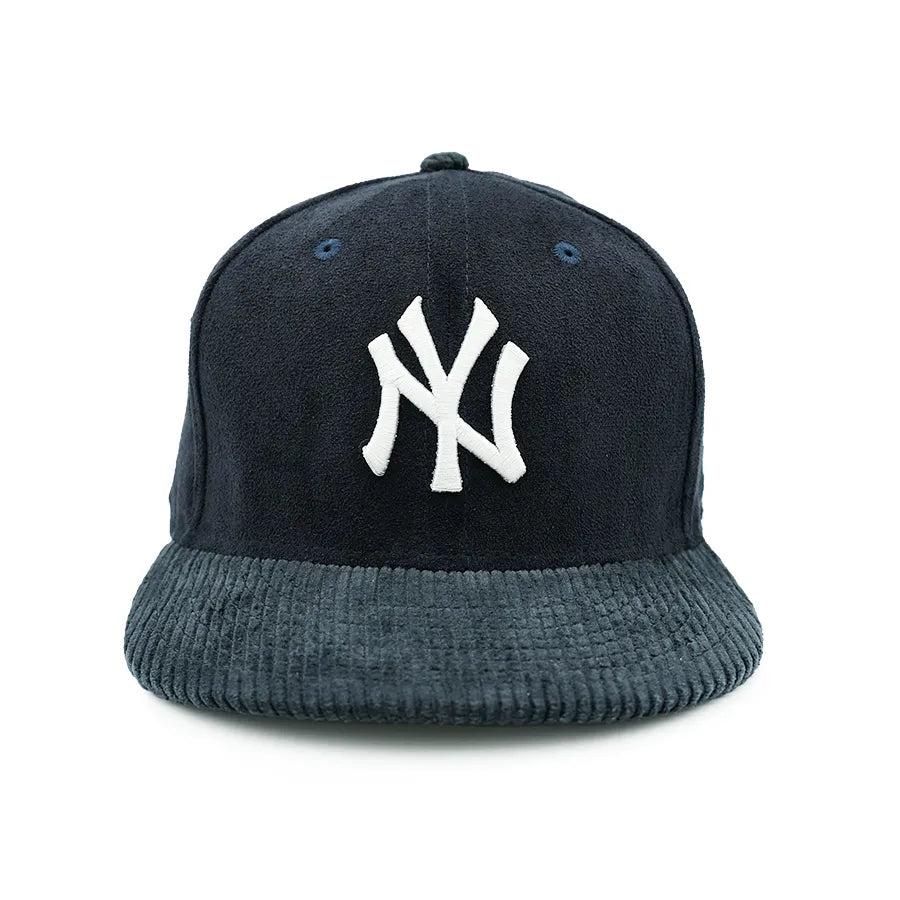 PACKER X NEW ERA NEW YORK YANKEES 59FIFTY FITTED "MIXED MATERIALS" NAVY