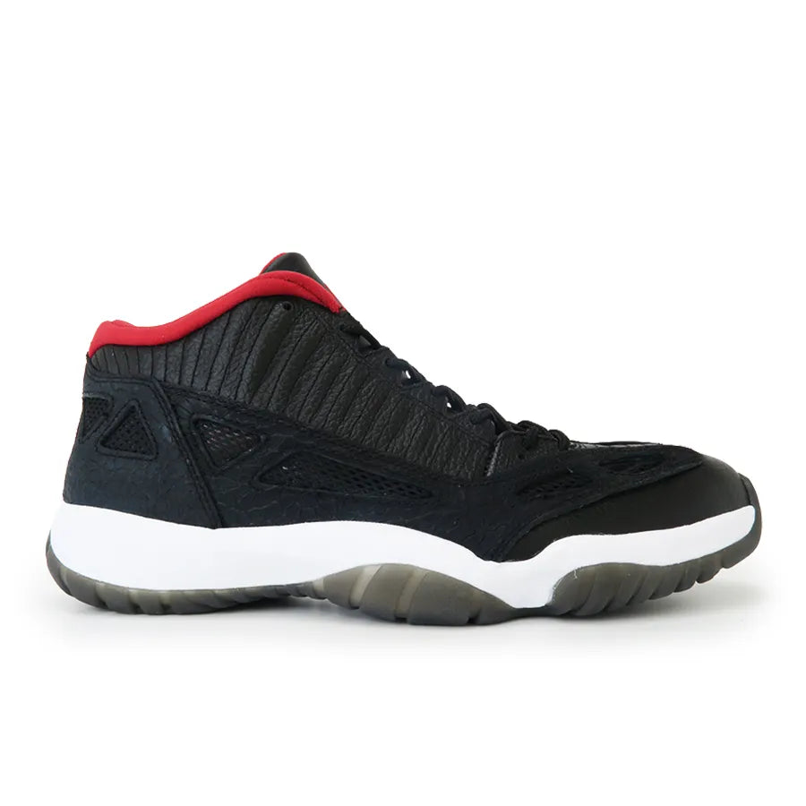 JORDAN 11 RETRO LOW IE "BLACK CHARCOAL RED" 2011