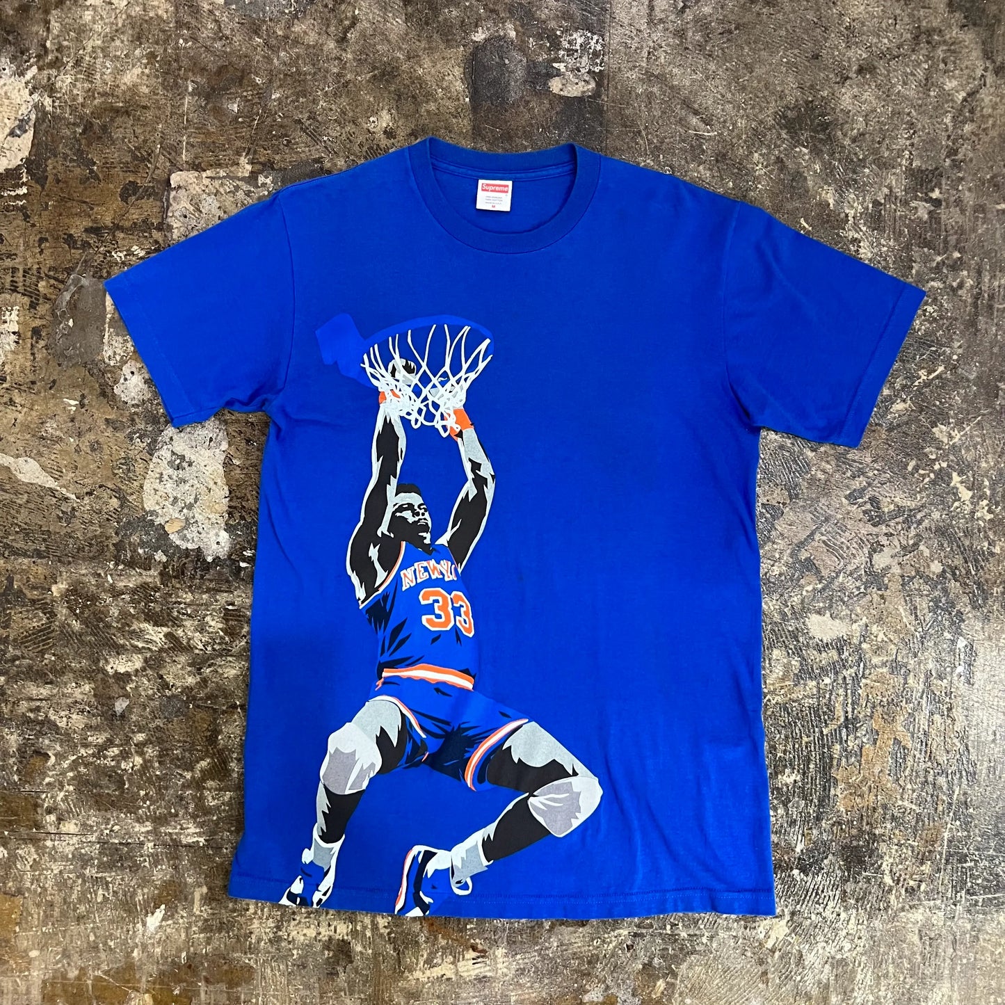 SUPREME EWING T-SHIRT BLUE