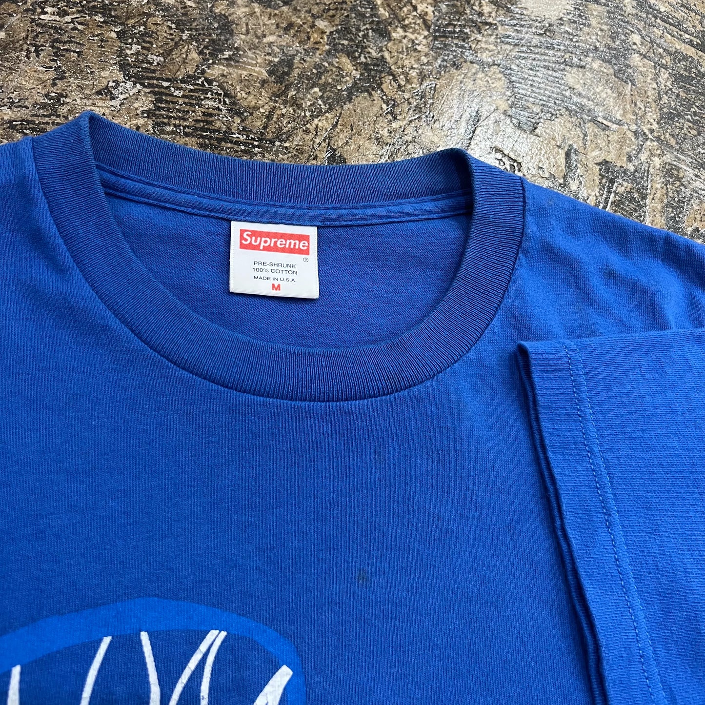 SUPREME EWING T-SHIRT BLUE