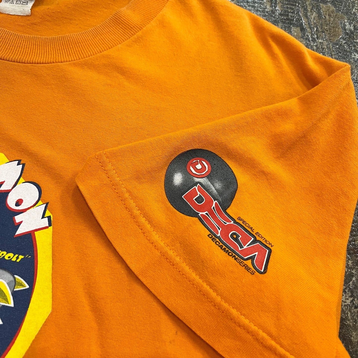 VINTAGE DECA DECAMON T-SHIRT ORANGE