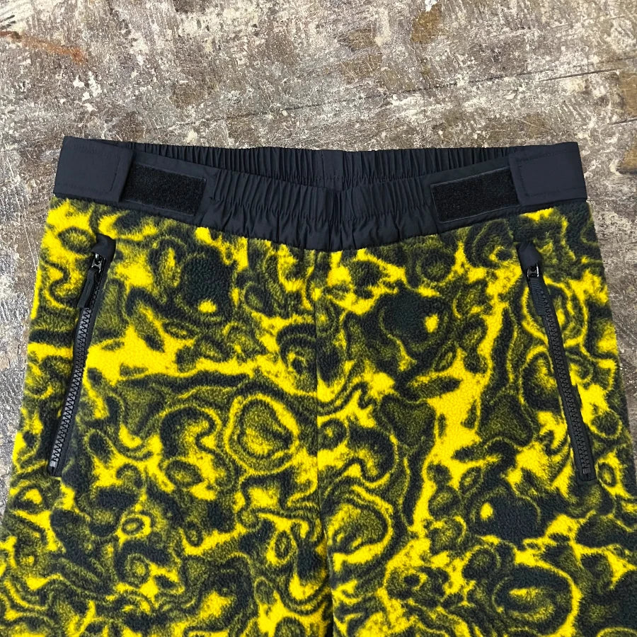 THE NORTH FACE 94 RAGE CLASSIC FLEECE PANTS LEOPARD YELLOW
