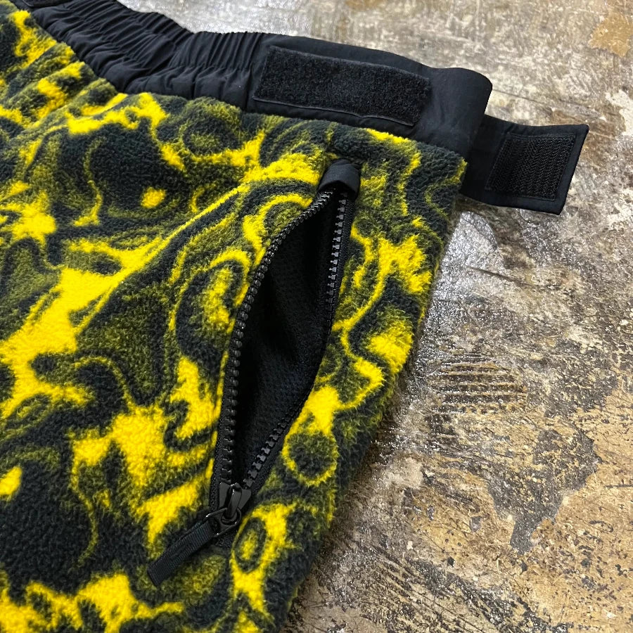 THE NORTH FACE 94 RAGE CLASSIC FLEECE PANTS LEOPARD YELLOW