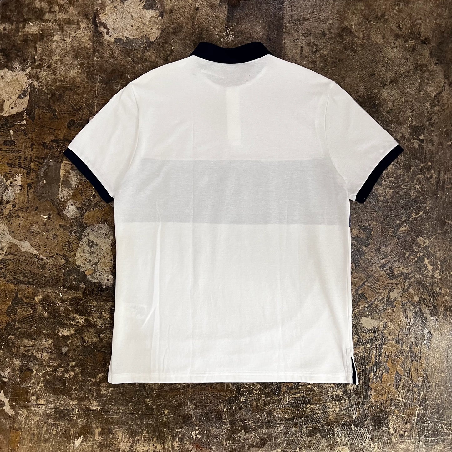 POLO RALPH LAUREN POLO SHIRT WHITE BLUE