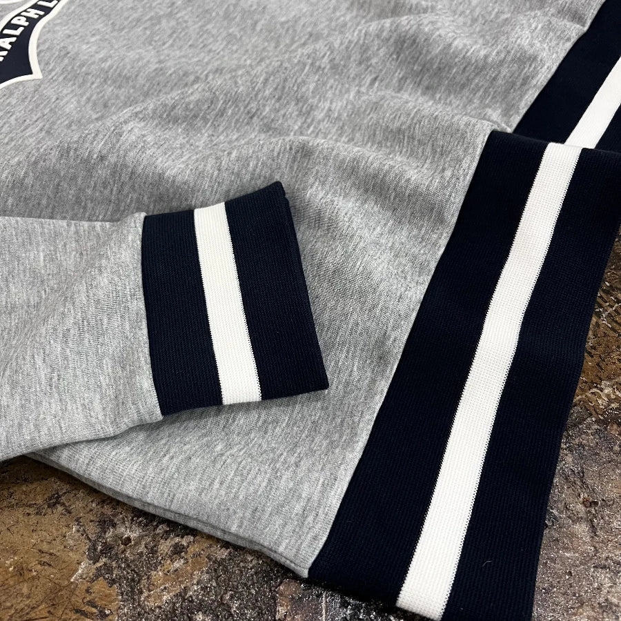 POLO RALPH LAUREN SCRIPT LOGO HOODY GREY