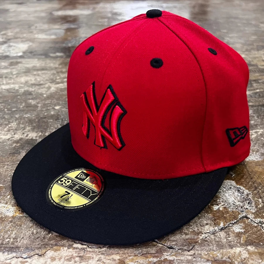 NEW ERA NEW YORK YANKEES FITTED HAT RED