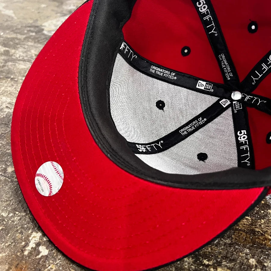 NEW ERA NEW YORK YANKEES FITTED HAT RED