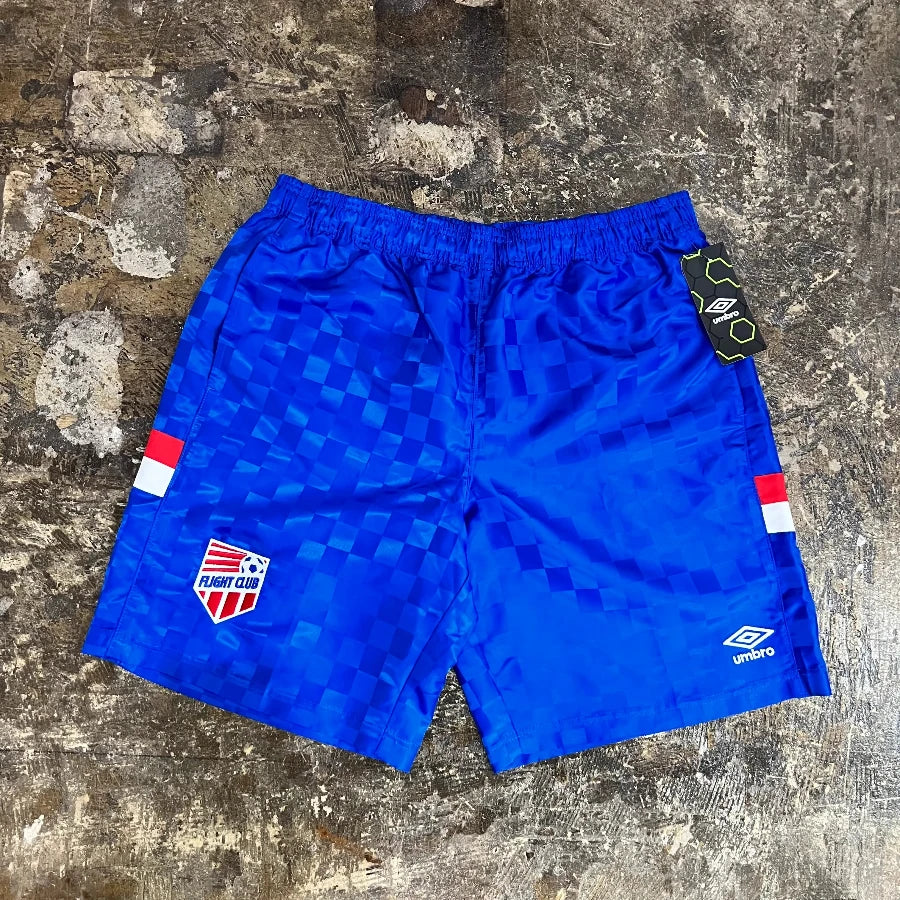 UMBRO FLIGHT CLUB SOCCER SHORTS BLUE