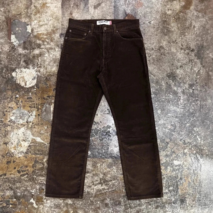 LEVI'S 505 CORDUROY PANTS BROWN