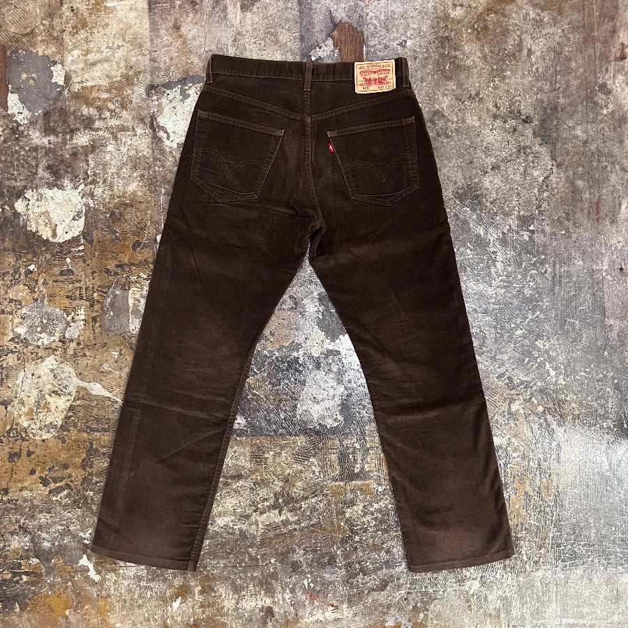 LEVI'S 505 CORDUROY PANTS BROWN