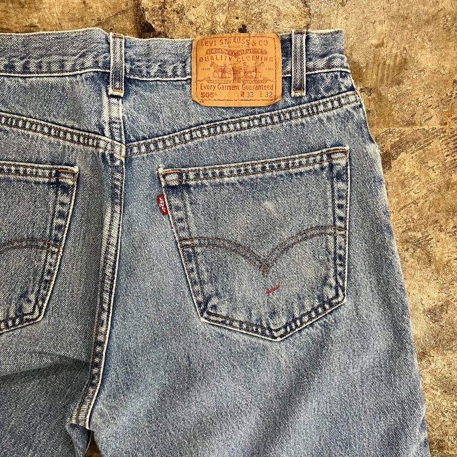 LEVI'S 505 DENIM PANTS LIGHT INDIGO