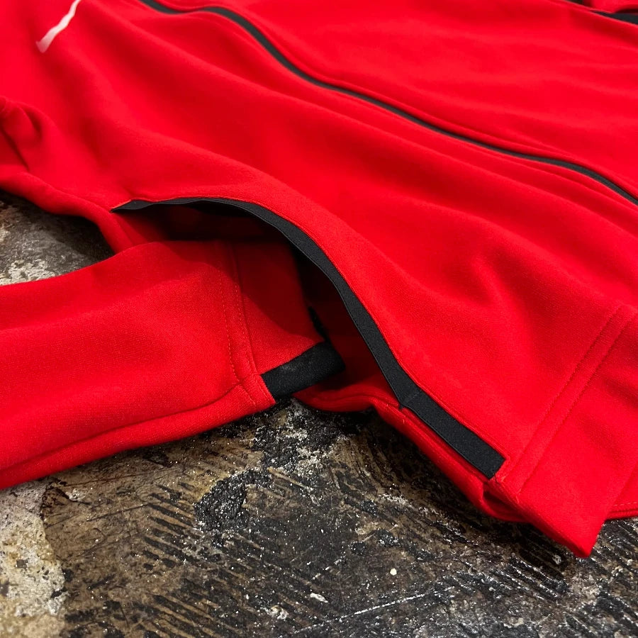 NIKE NBA CHICAGO BULLS ZIP UP HOODY RED