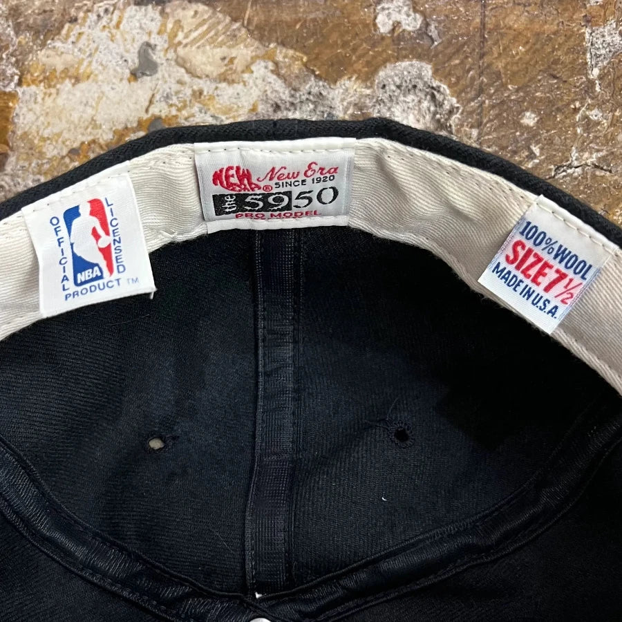 NEW ERA PORTLAND TRAIL BLAZERS FITTED HAT BLACK