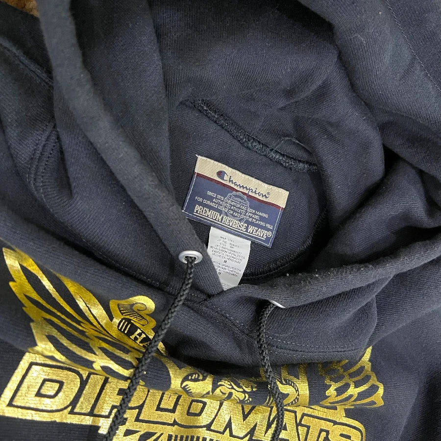 WATERS & ARMY CHAMPION DIPLOMATS HOODY BLACK
