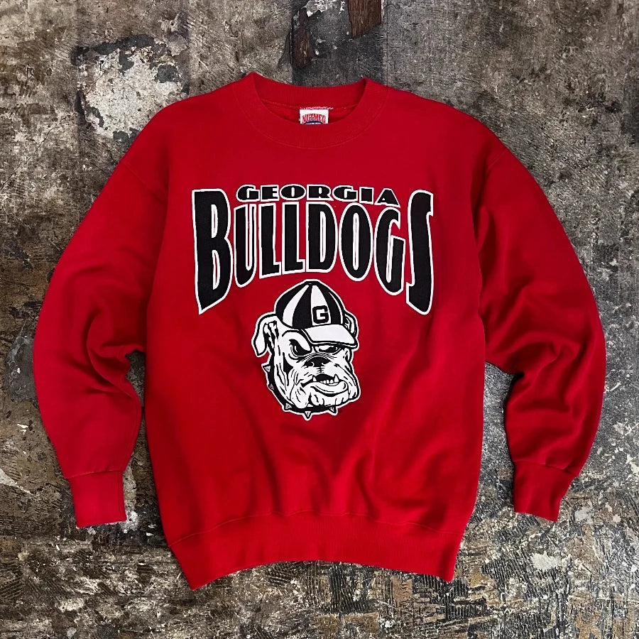 NUTMEG GEORGIA BULLDOGS SWEAT SHIRT RED