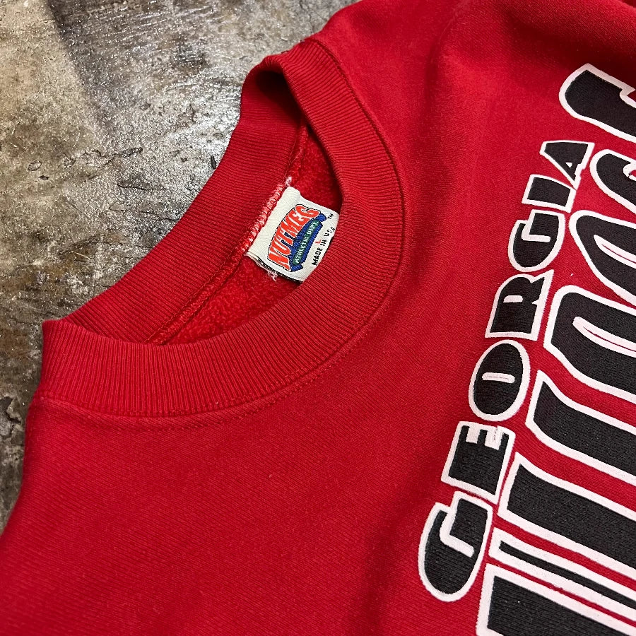 NUTMEG GEORGIA BULLDOGS SWEAT SHIRT RED