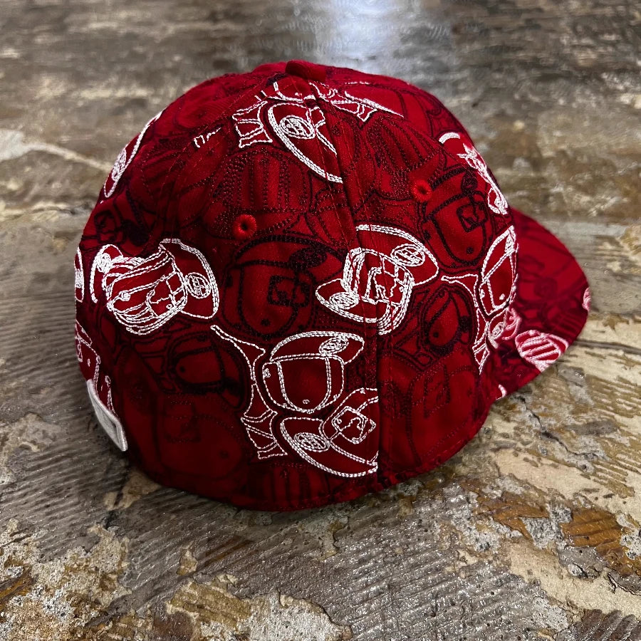 NEW ERA NEW YORK YANKEES EMBROIDERY FITTED HAT RED