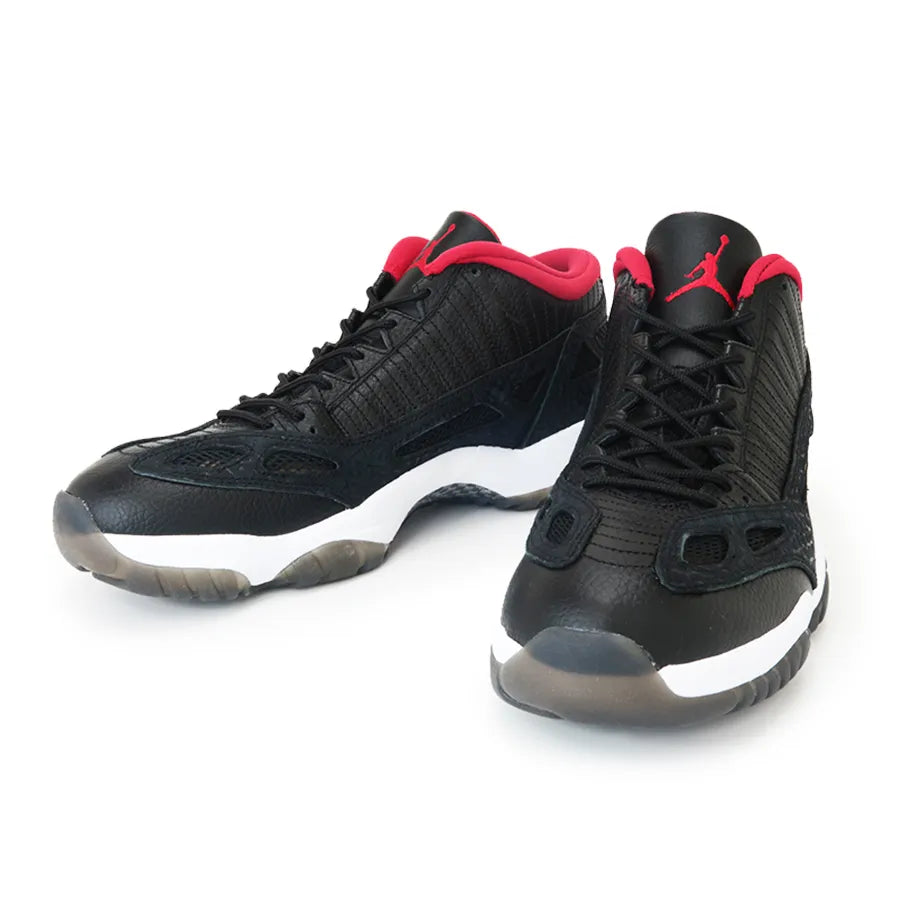 JORDAN 11 RETRO LOW IE "BLACK CHARCOAL RED" 2011