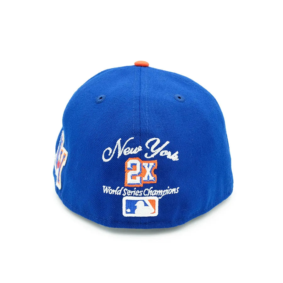 NEW ERA NEW YORK METS 59FIFTY FITTED "1986 WORLD SERIES 2X CHAMPIONS"