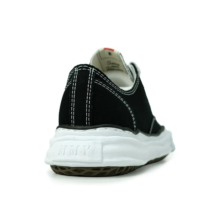 MAISON MIHARA YASUHIRO PETERSON OG SOLE CANVAS LOW "BLACK"