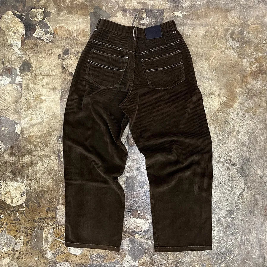 STUSSY CORDUROY PANTS BROWN