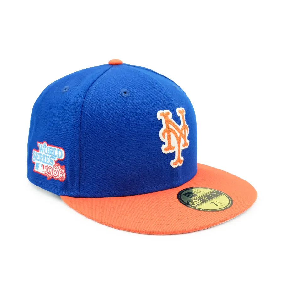 NEW ERA NEW YORK METS 59FIFTY FITTED "1986 WORLD SERIES 2X CHAMPIONS"