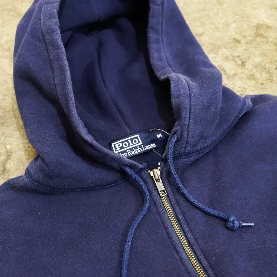 POLO RALPH LAUREN LITTLE PONY HALF ZIP HOODY NAVY