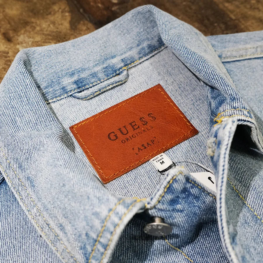 GUESS ORIGINALS ASAP ROCKY DILLON DENIM JACKET JAPAN LIGHT INDIGO