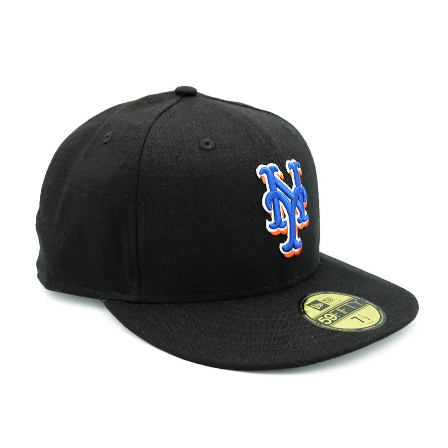 PACKER X NEW ERA NEW YORK METS 59FIFTY FITTED "LINEN" BLACK