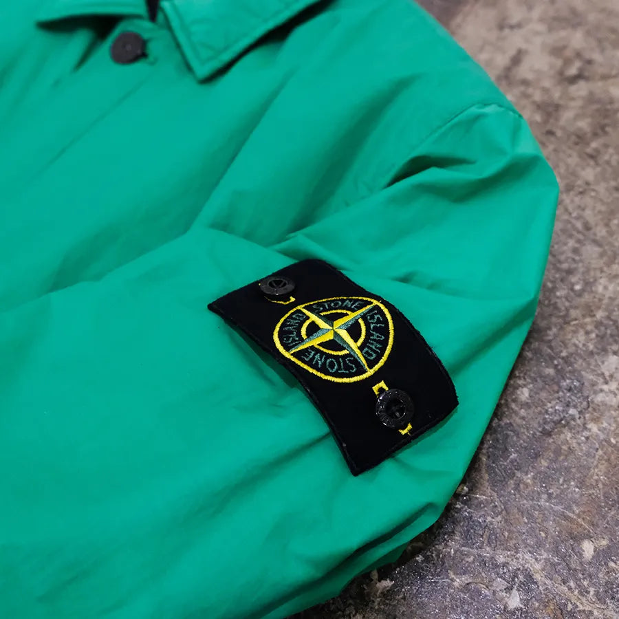 STONE ISLAND PRIMALOFT NYLON COACH JACKET GREEN