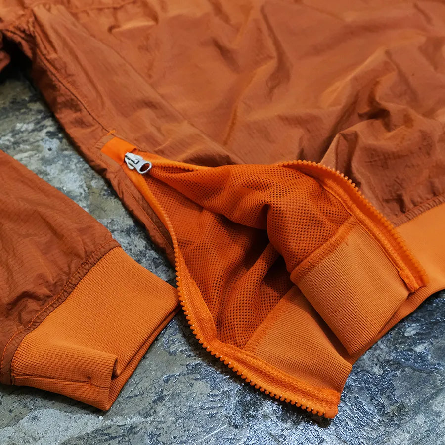 STONE ISLAND NYLON METAL RIPSTOP CREWNECK JACKET ORANGE