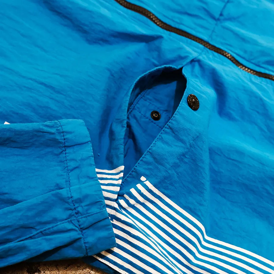 STONE ISLAND GARMENT DYED OVERSHIRT JACKET BLUE