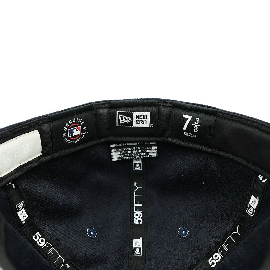 PACKER X NEW ERA NEW YORK YANKEES 59FIFTY FITTED "MIXED MATERIALS" NAVY
