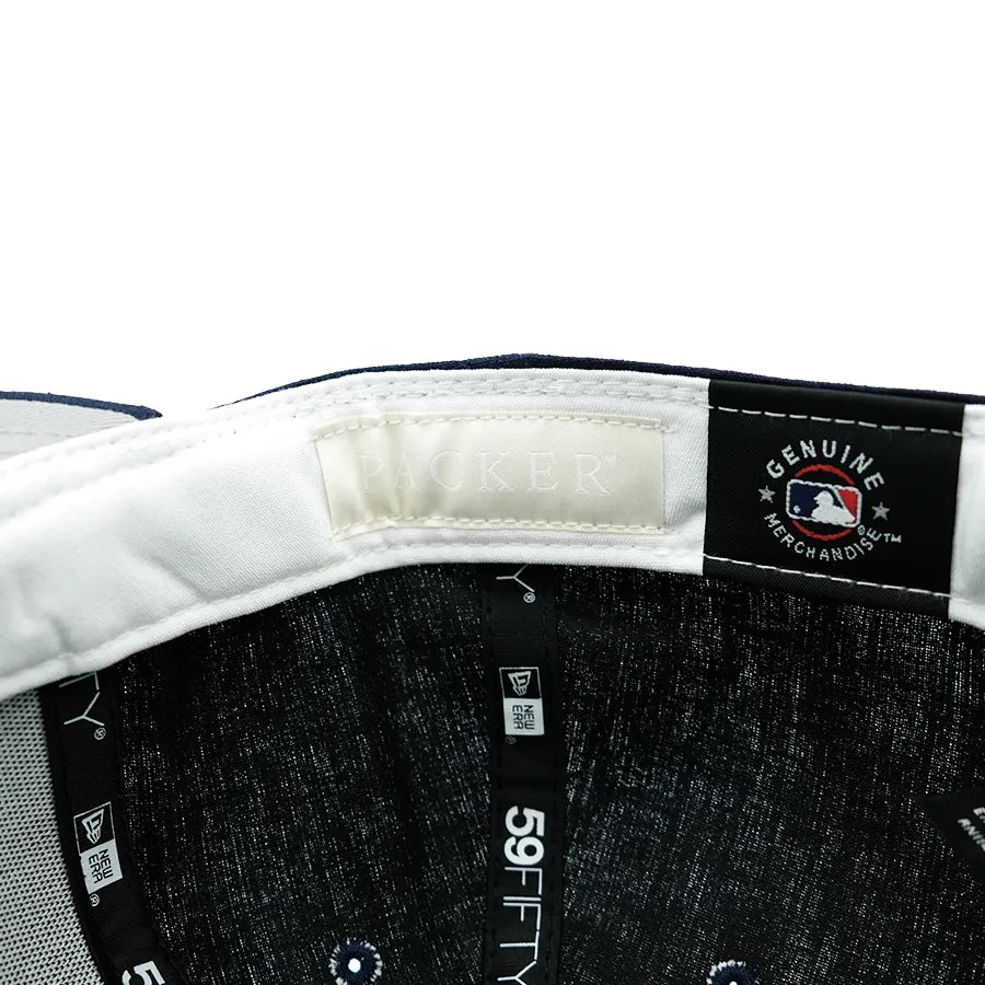 PACKER X NEW ERA NEW YORK YANKEES 59FIFTY FITTED "LINEN" NAVY