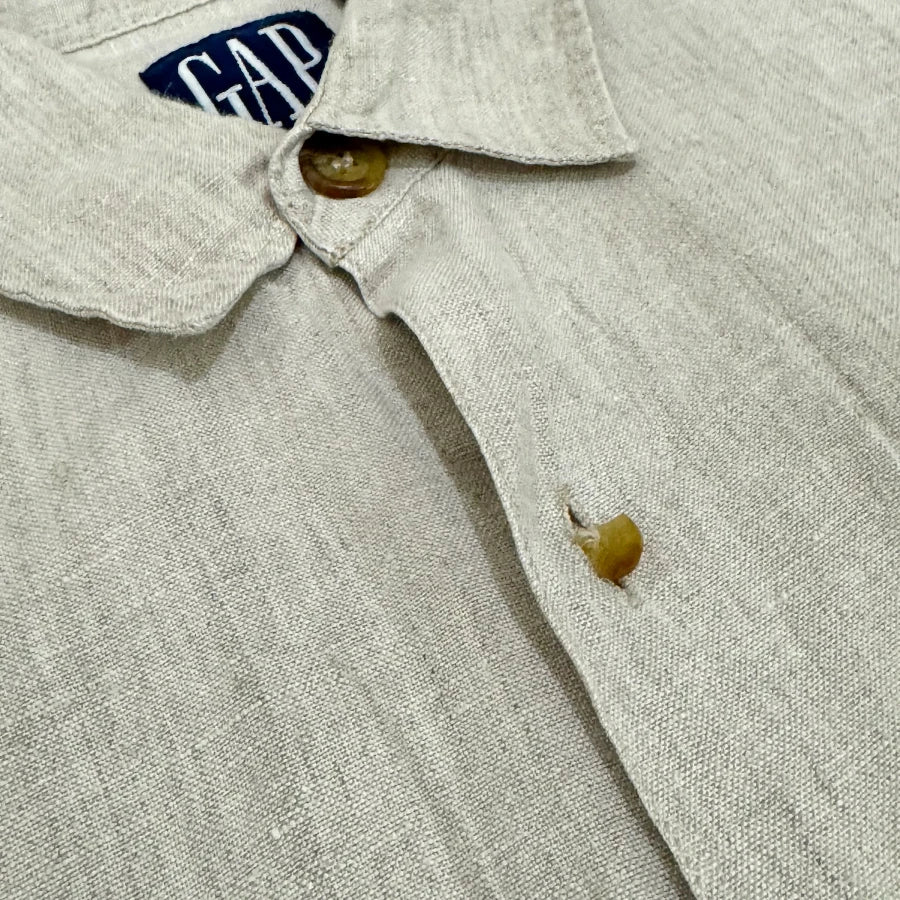 GAP '90 LONG SLEEVE SHIRT IVORY