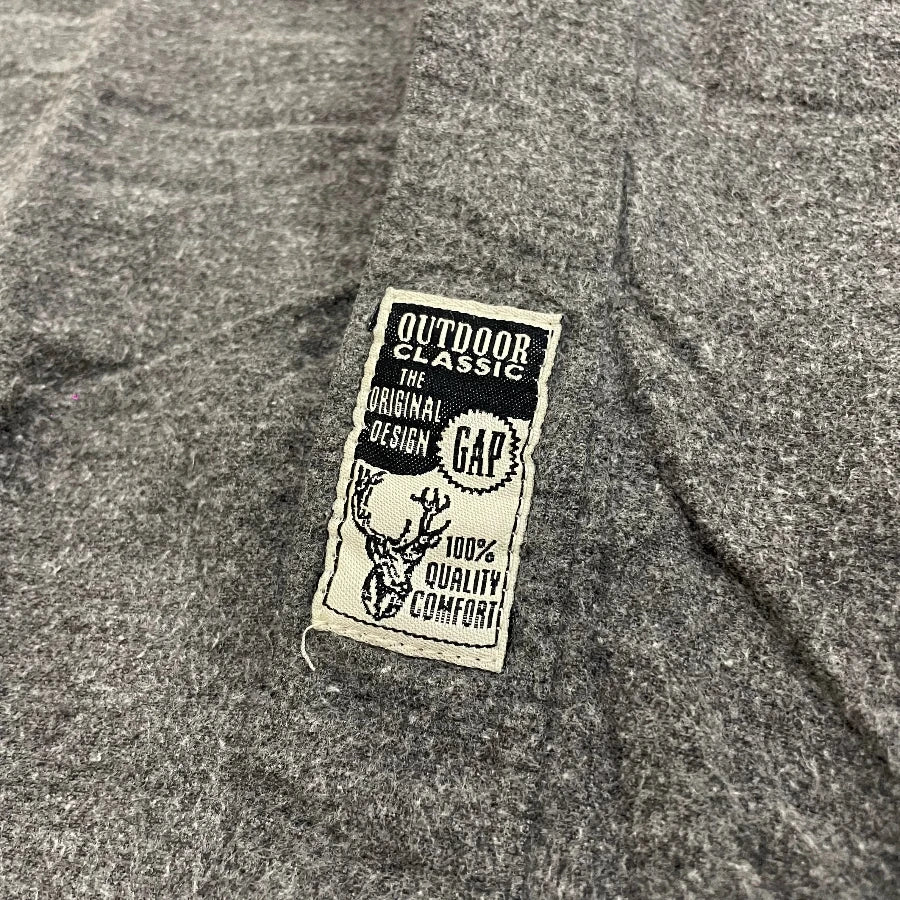 GAP '90 LONG SLEEVE SHIRT GREY
