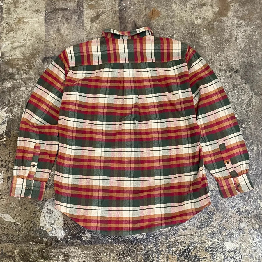 J.CREW LONG SLEEVE CHECK SHIRT MULTI