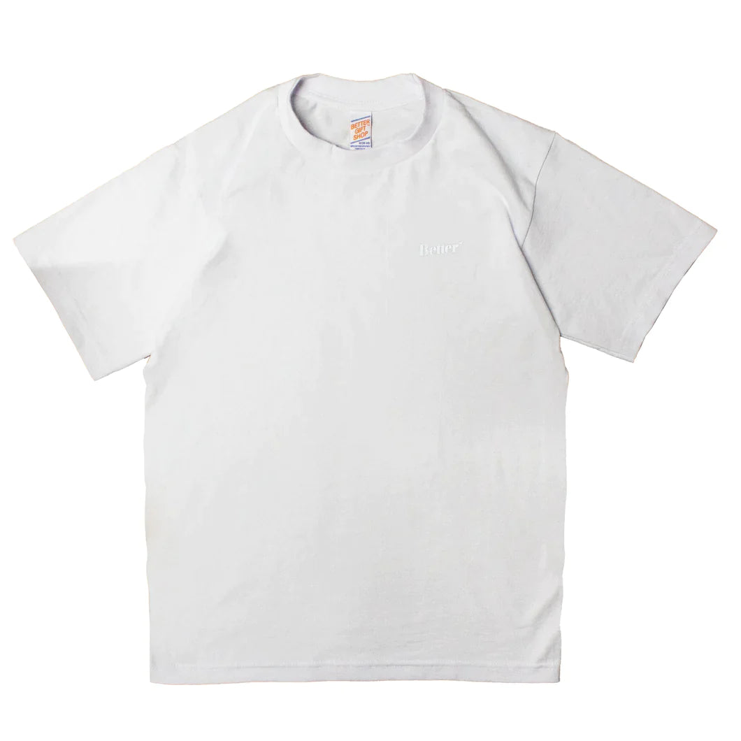 BETTER™ GIFT SHOP 3M MICRO LOGO T-SHIRT WHITE – NINETEEN EIGHTY