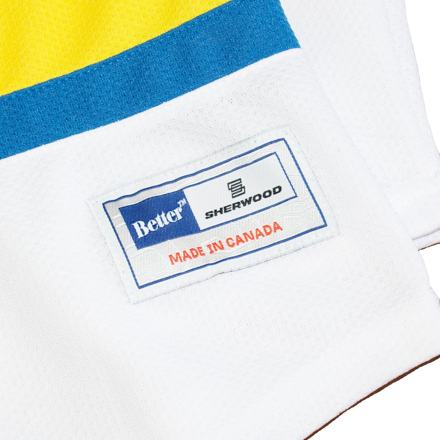 BETTER™ GIFT SHOP X SHERWOOD “B LOGO” HOME HOCKEY JERSEY