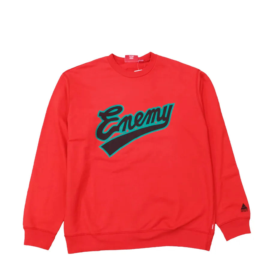 VINTAGE SUPREME PUBLIC ENEMY CREWNECK SWEATER RED 2006