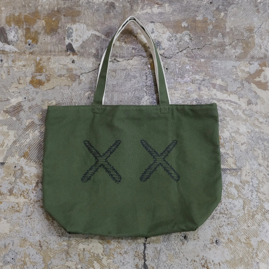 2016 KAWS UNIQLO TOTE BAG OLIVE