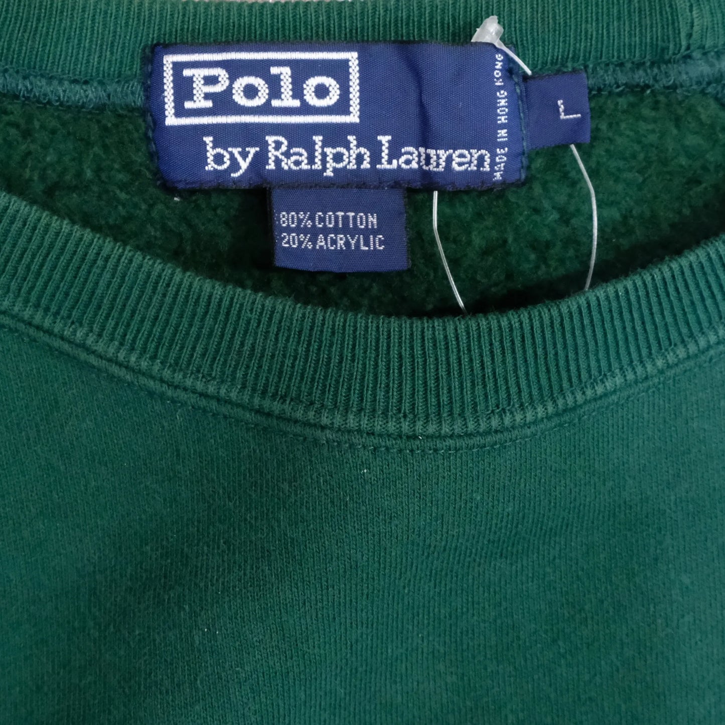 VINTAGE POLO RALPH LAUREN RPL 91 SWEATSHIRT GREEN